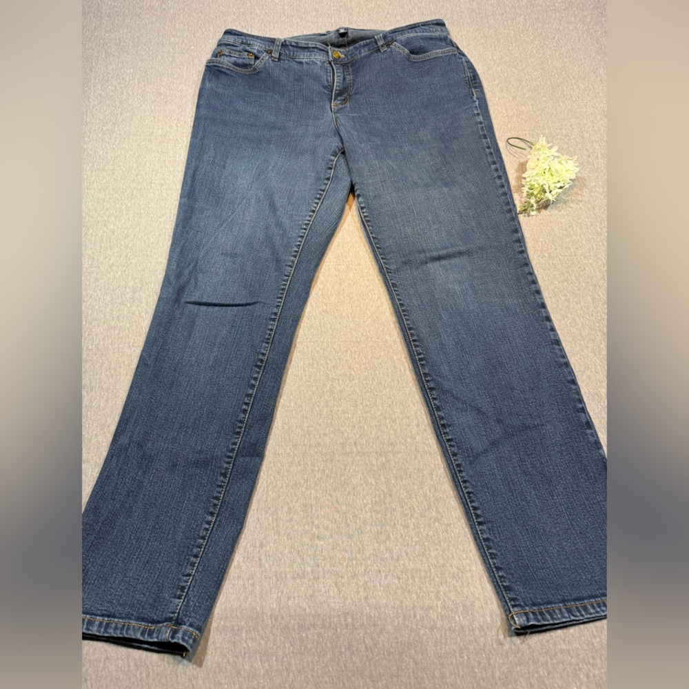 Chaps Blue Straight Leg Jeans Classic Denim